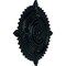 Ekena Millwork Haylynn Ceiling Medallion (Fits Canopies up to 1 1/4"), 29 1/8"OD x 1 1/4"ID x 4"P, Night Shade CM29HYNSF - alternate 3